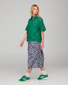 Guru Skirt Izumi Navy Skirts Boom Shankar