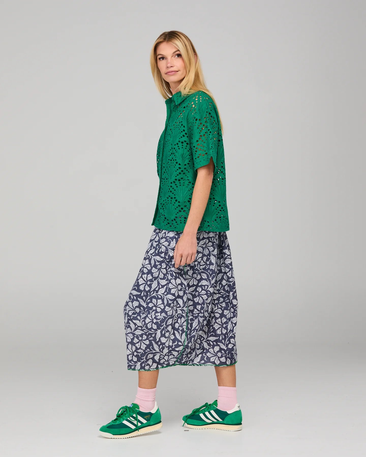 Guru Skirt Izumi Navy Skirts Boom Shankar