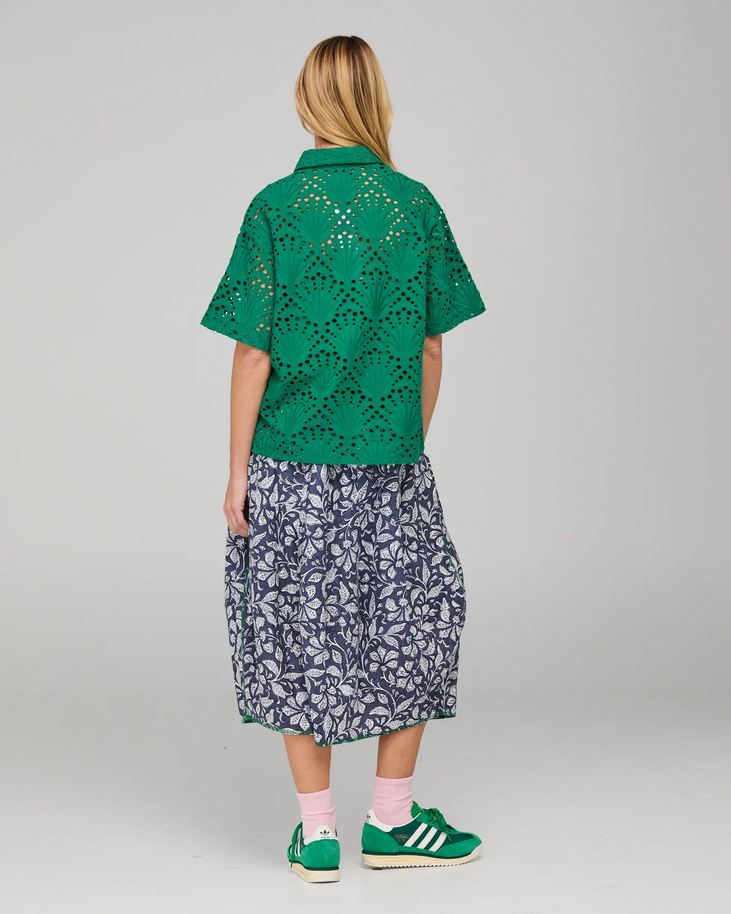 Guru Skirt Izumi Navy Skirts Boom Shankar