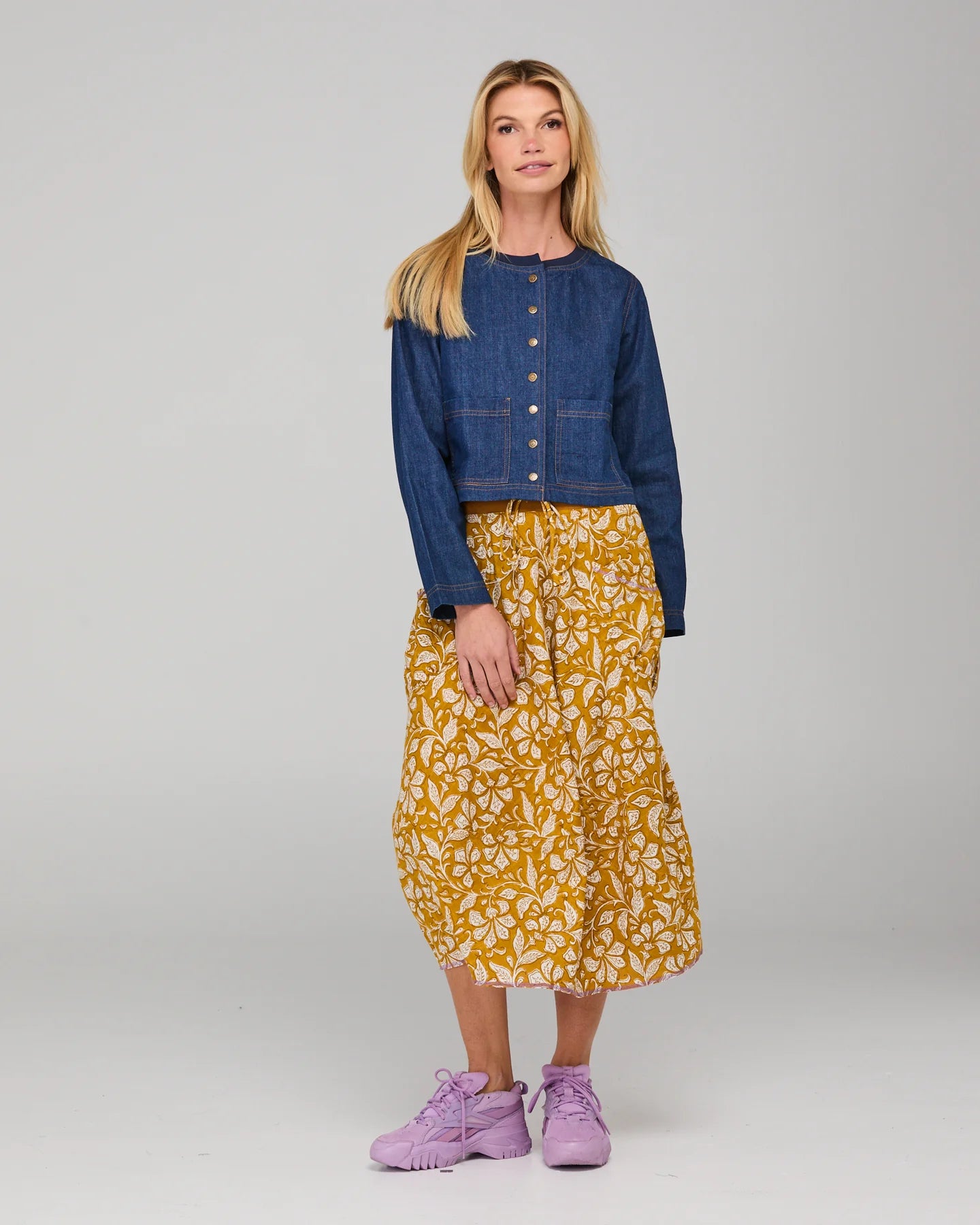 Guru Skirt Izumi Mustard Skirts Boom Shankar