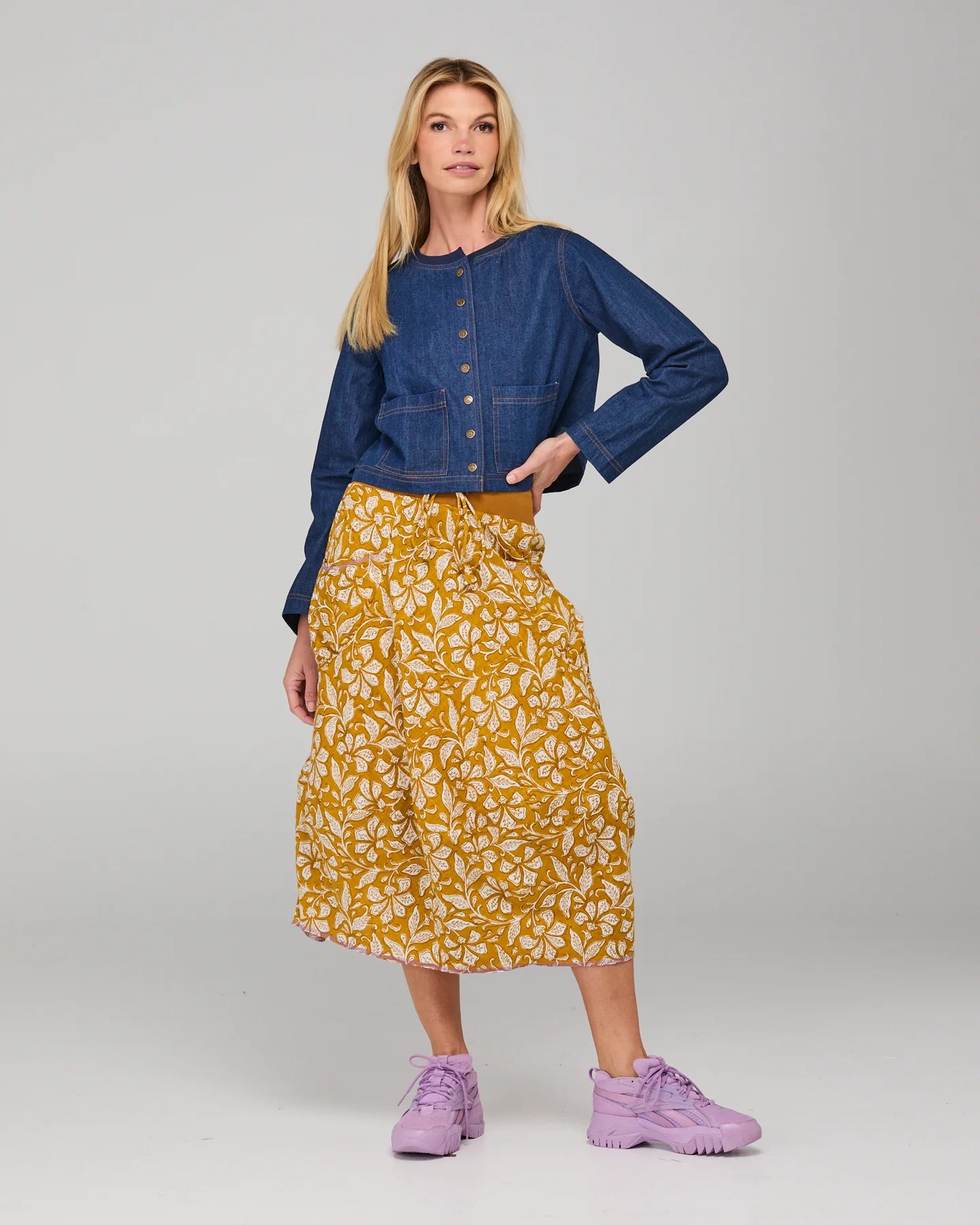 Guru Skirt Izumi Mustard Skirts Boom Shankar