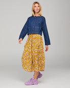 Guru Skirt Izumi Mustard Skirts Boom Shankar