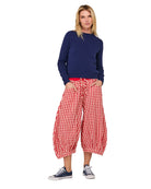 Guru Pant Red Seersucker Bottoms Boom Shankar 6