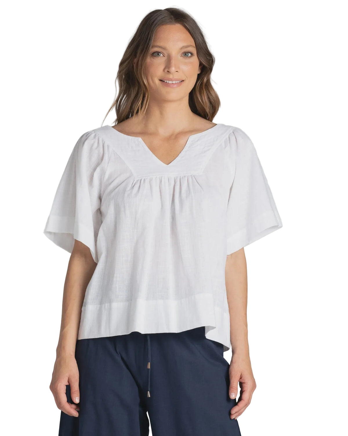 Freya Top Basic White Tops Boom Shankar S(8-10)