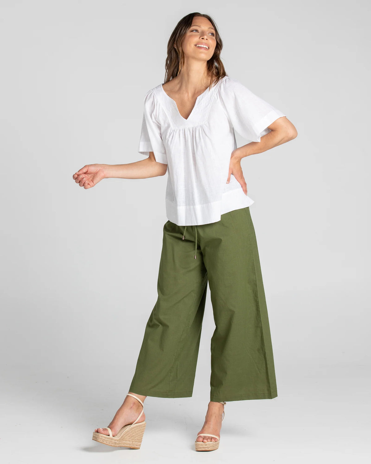 Freya Top Basic White Tops Boom Shankar