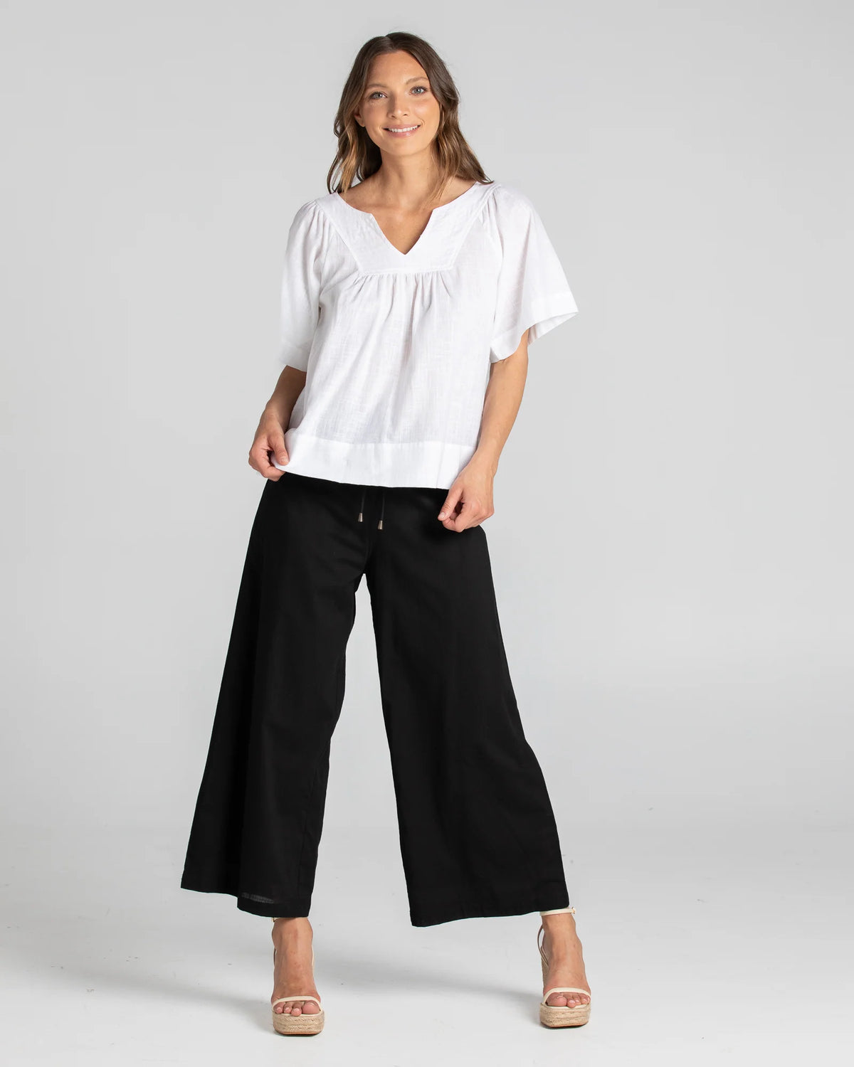 Freya Top Basic White Tops Boom Shankar