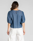 Ava Top Basic Chambray Tops Boom Shankar