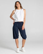 Jada Short Basic Navy Bottoms Boom Shankar