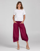 Boom Shankar Guru Pant - Deep Magenta Bottoms Boom Shankar
