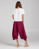 Boom Shankar Guru Pant - Deep Magenta Bottoms Boom Shankar