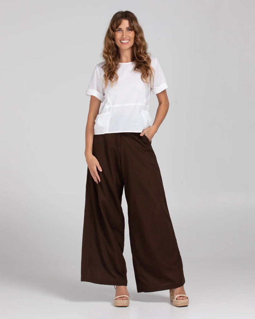 Guru Top Basic White Tops Boom Shankar