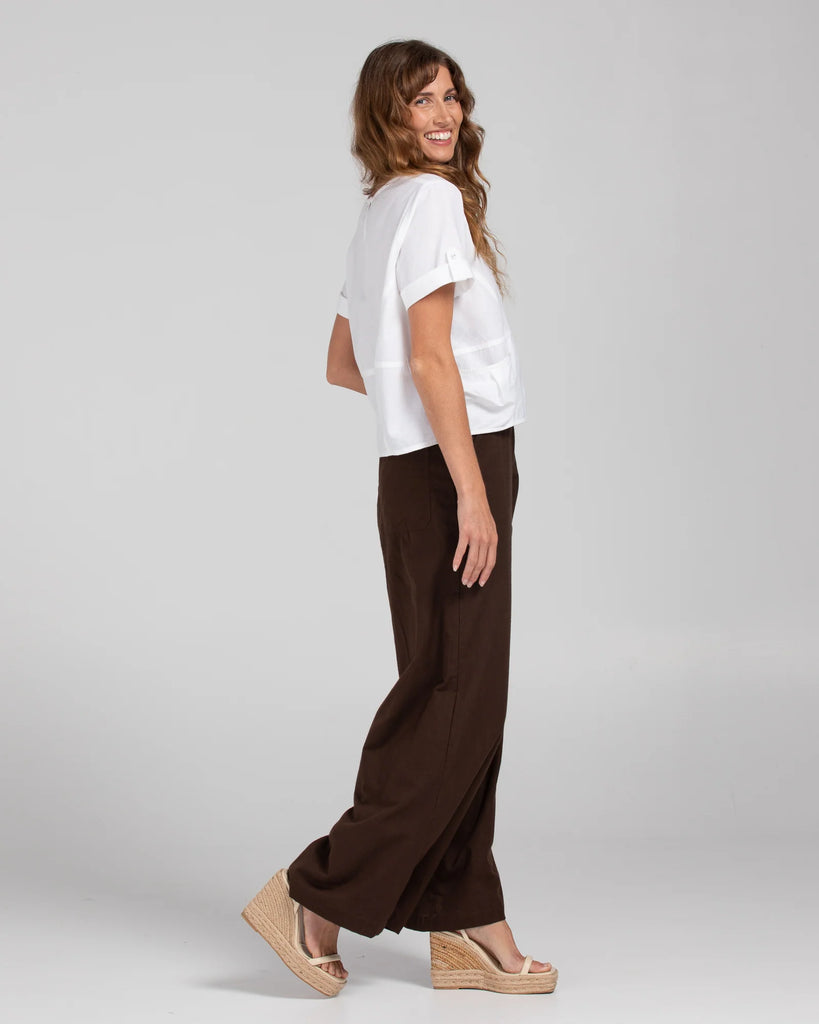 Guru Top Basic White Tops Boom Shankar