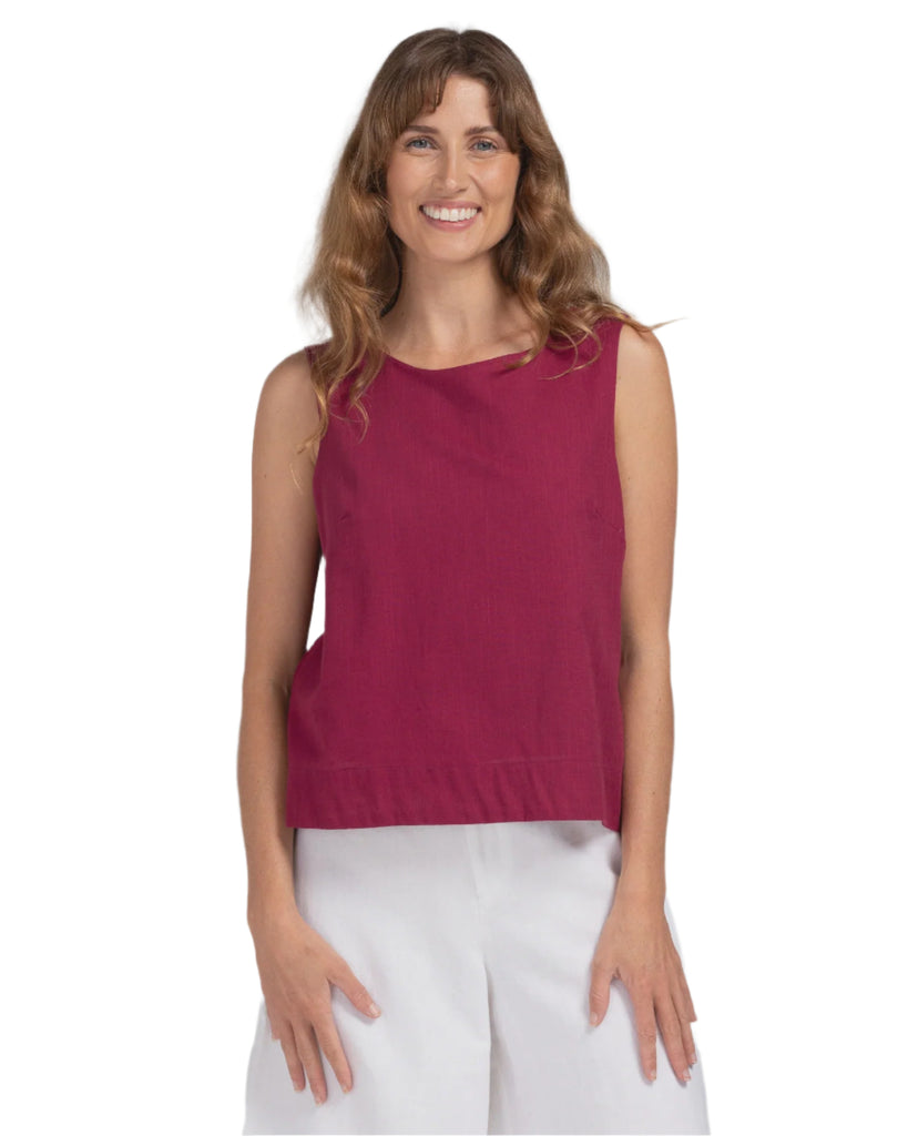 Hara Top Basic Magenta Tops Boom Shankar 10