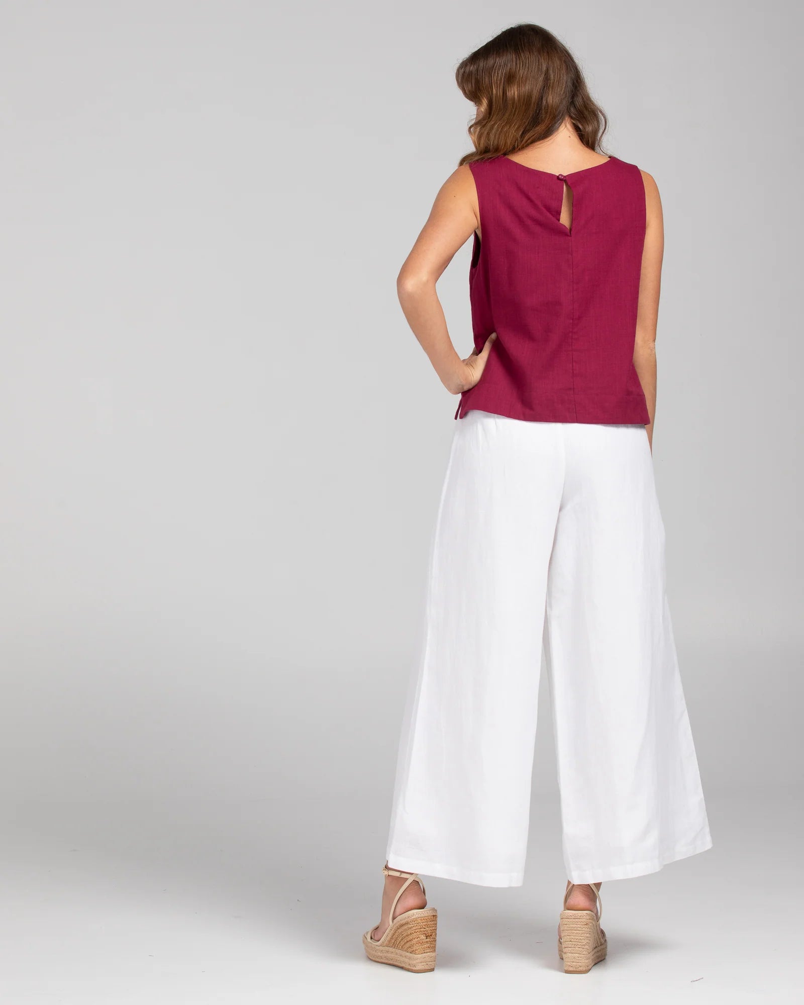 Hara Top - Deep Magenta Tops Boom Shankar