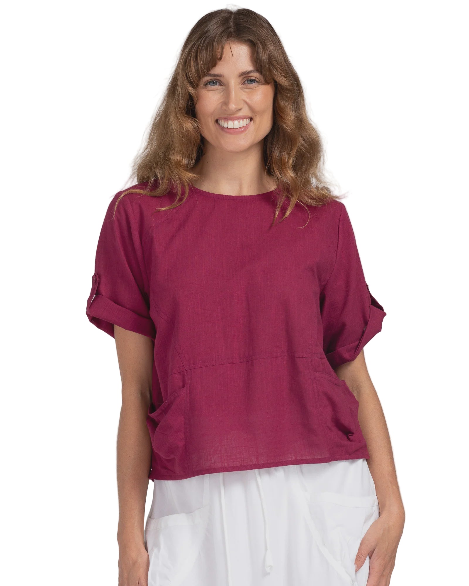 Guru Top Basic Magenta Tops Boom Shankar 8