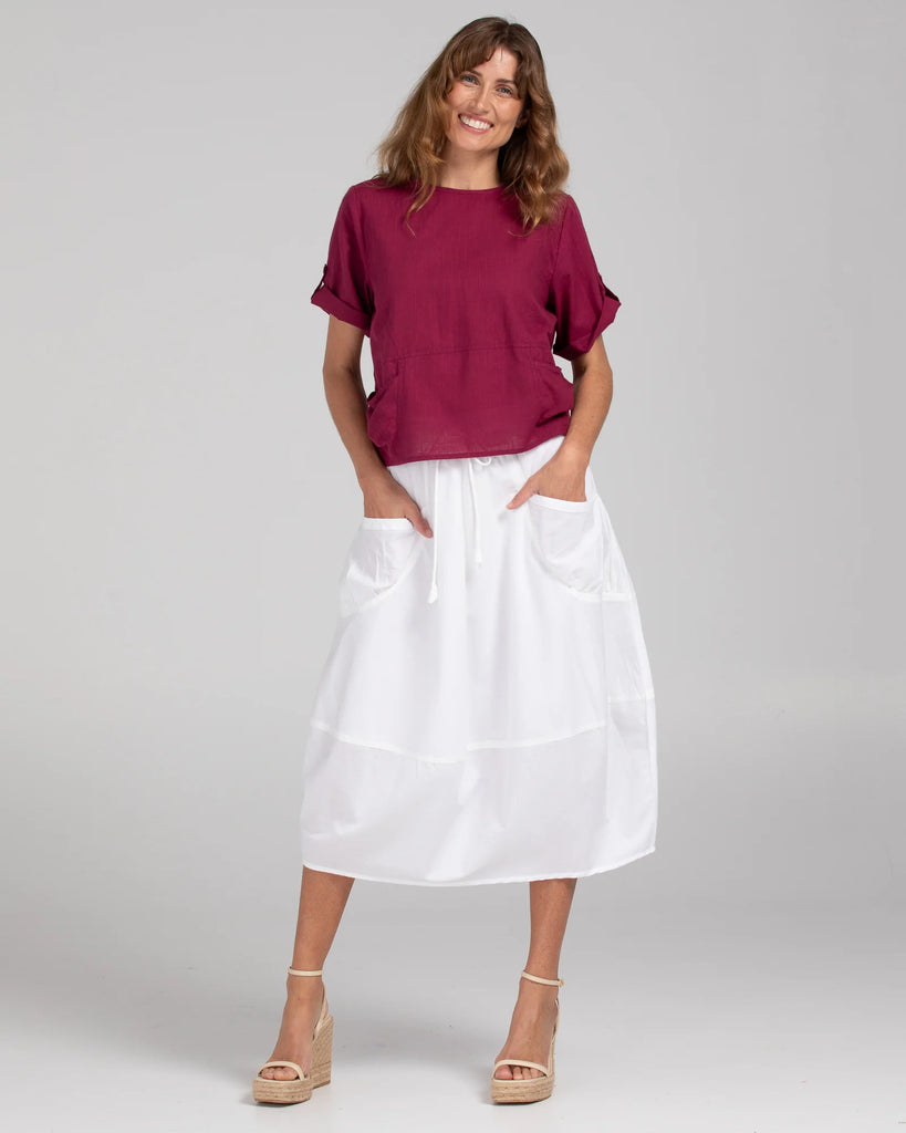 Guru Top Basic Magenta Tops Boom Shankar