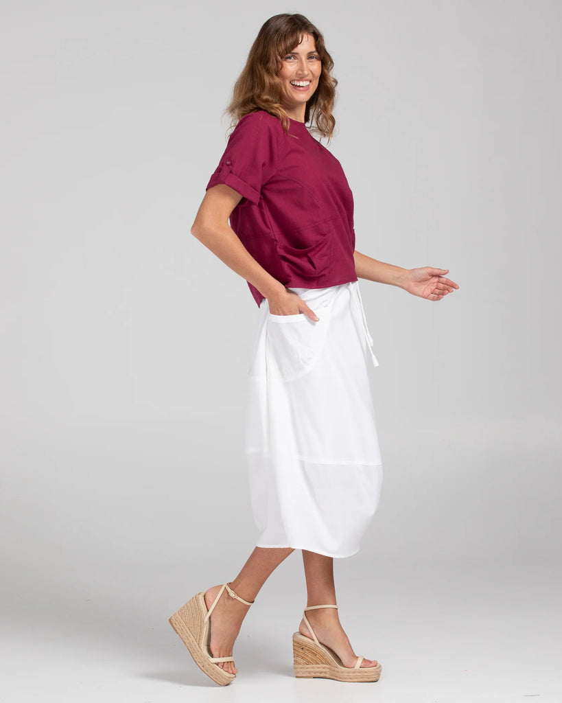 Guru Top Basic Magenta Tops Boom Shankar