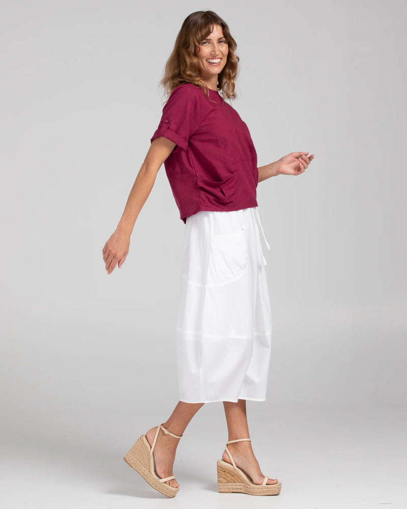 Guru Top Basic Magenta Tops Boom Shankar