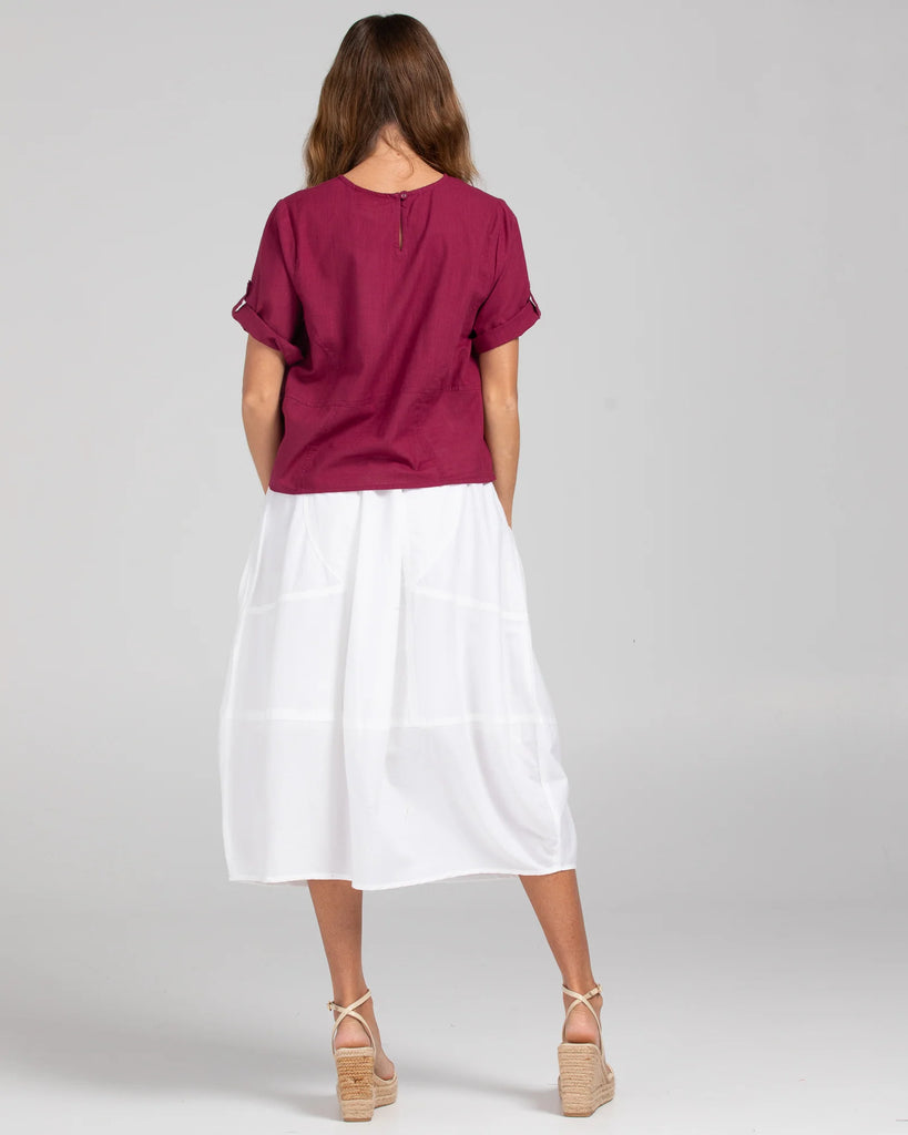 Guru Top Basic Magenta Tops Boom Shankar