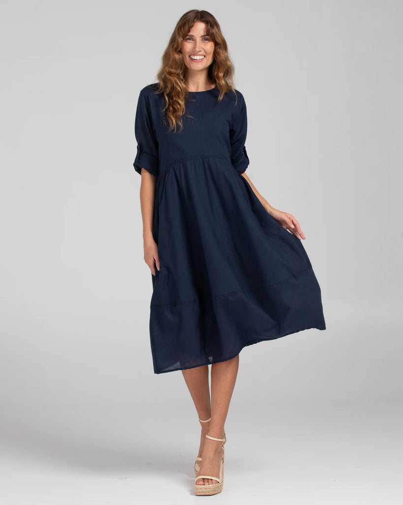 Guru Dress Basic Navy Dresses Boom Shankar
