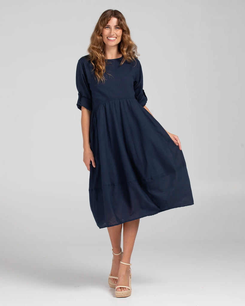 Guru Dress Basic Navy Dresses Boom Shankar