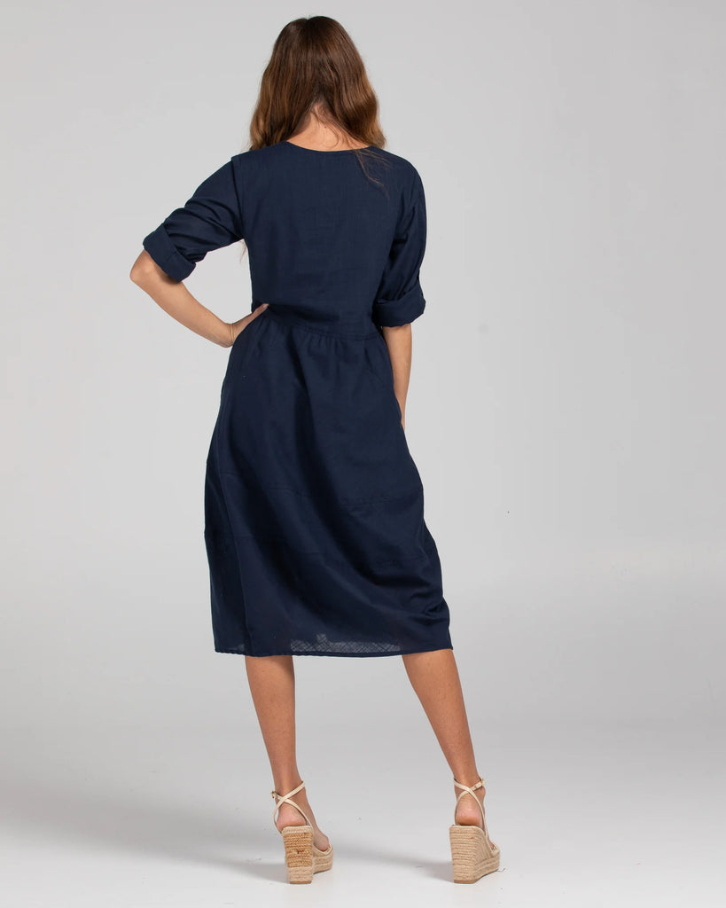Guru Dress Basic Navy Dresses Boom Shankar