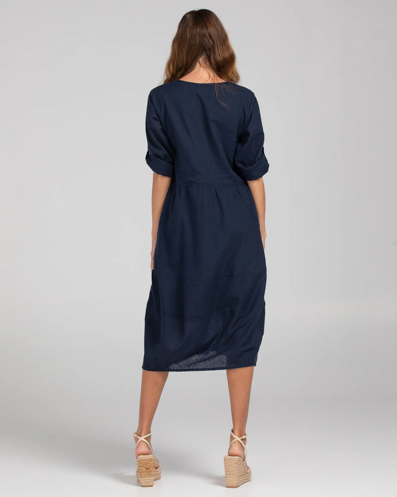 Guru Dress Basic Navy Dresses Boom Shankar