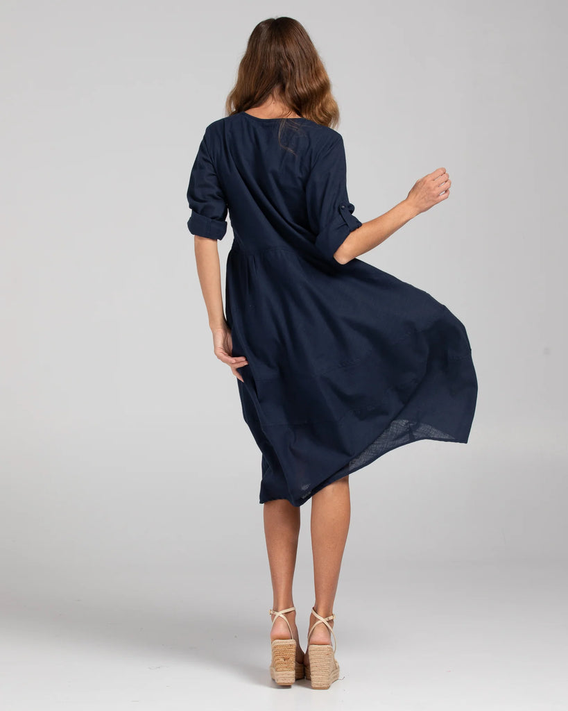 Guru Dress Basic Navy Dresses Boom Shankar