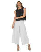 Jedda Linen Pant White Bottoms Boom Shankar 8