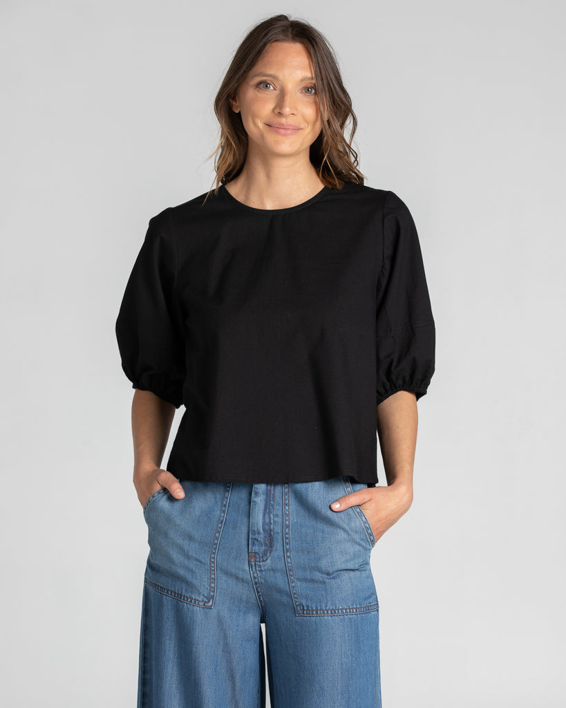 Ava Top Black Tops Boom Shankar   