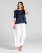Bliss Top Basic Navy Tops Boom Shankar