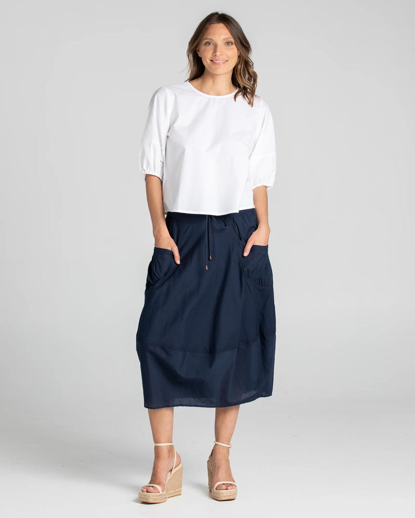 Guru Skirt Navy Skirts Boom Shankar   