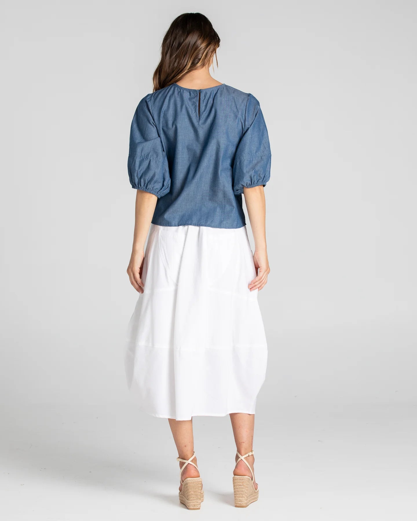 Guru Skirt Basic White Skirts Boom Shankar