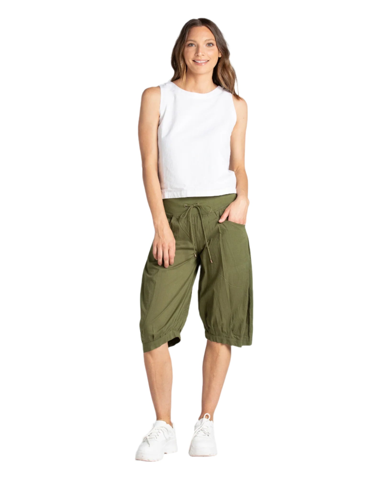 Boom Shankar Jada Shorts Basic Khaki Bottoms Boom Shankar
