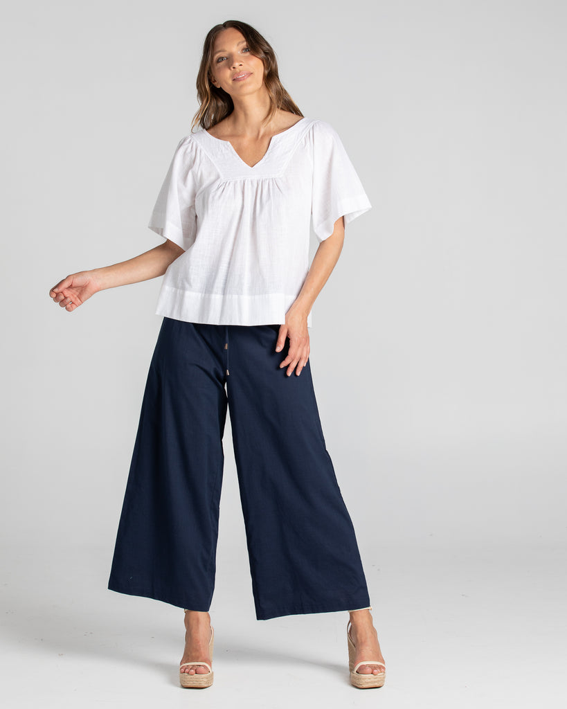 Ria Pant Basic Navy Bottoms Boom Shankar   