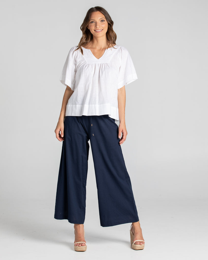 Ria Pant Basic Navy Bottoms Boom Shankar   