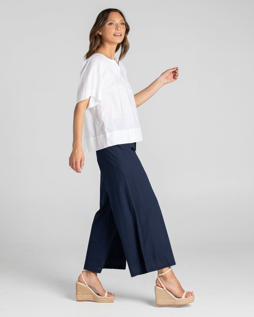 Ria Pant Basic Navy Bottoms Boom Shankar   