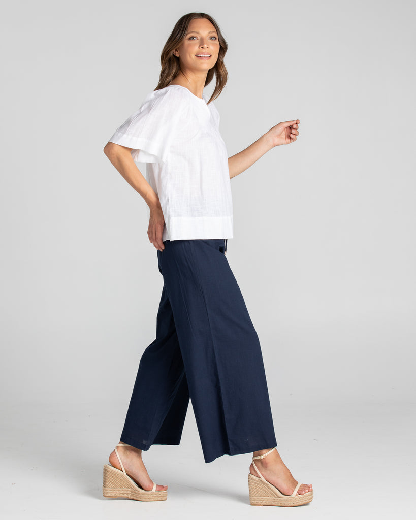 Ria Pant Basic Navy Bottoms Boom Shankar   