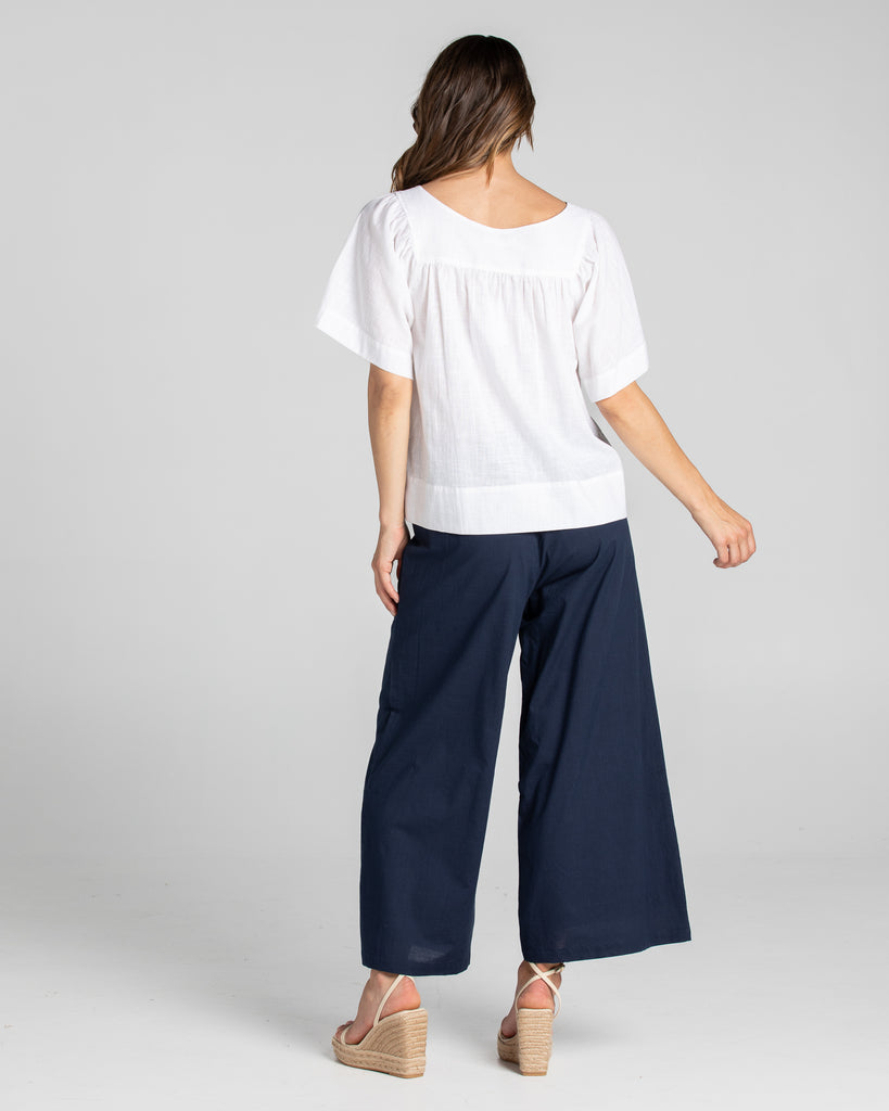 Ria Pant Basic Navy Bottoms Boom Shankar   