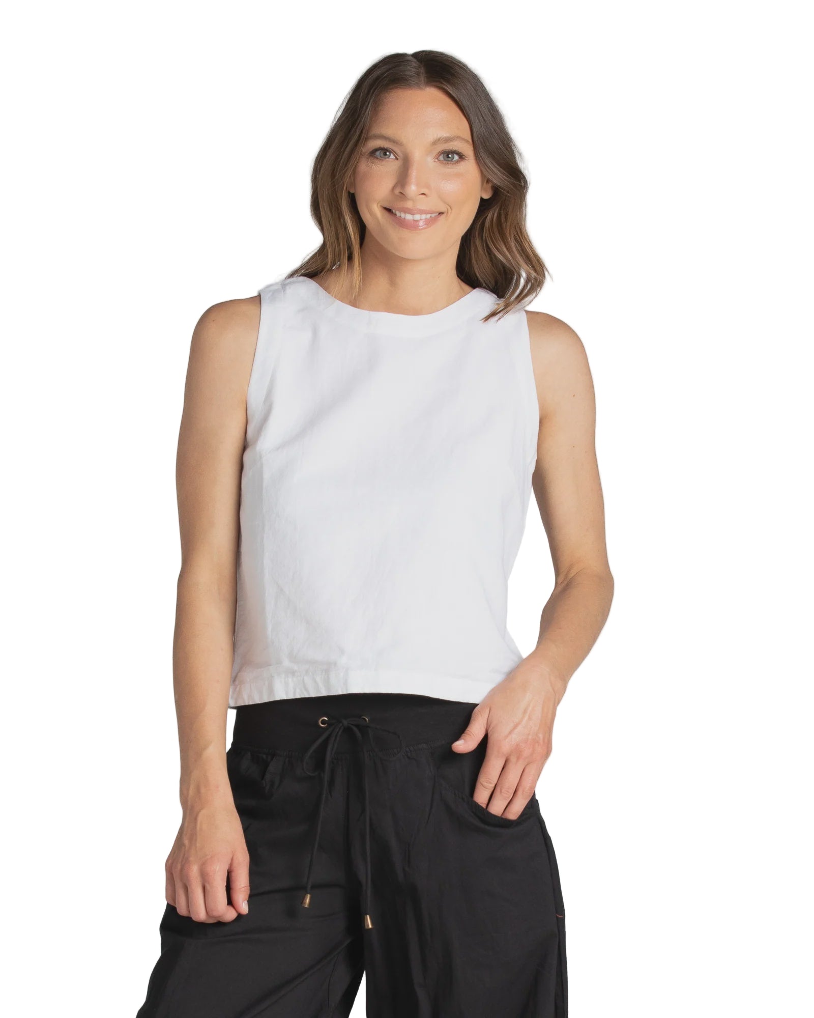 Rose Linen Top White Tops Boom Shankar 6