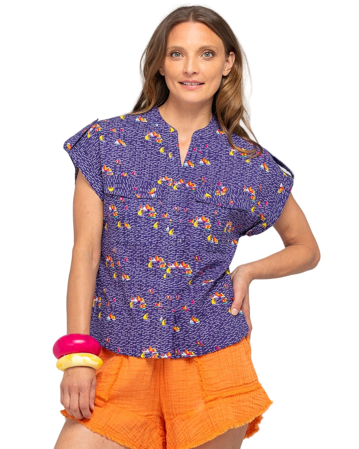 Amalfi Shirt Amalfi Sails Tops Boom Shankar 6