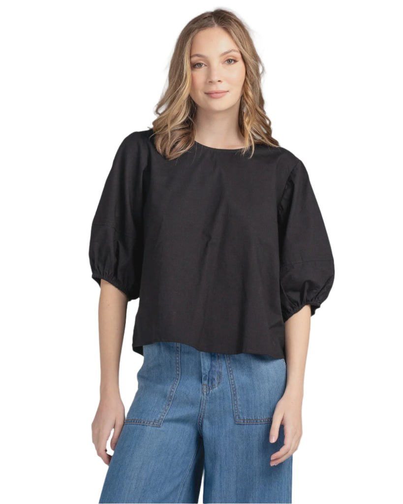 Ava Top Basic Black Tops Boom Shankar 10