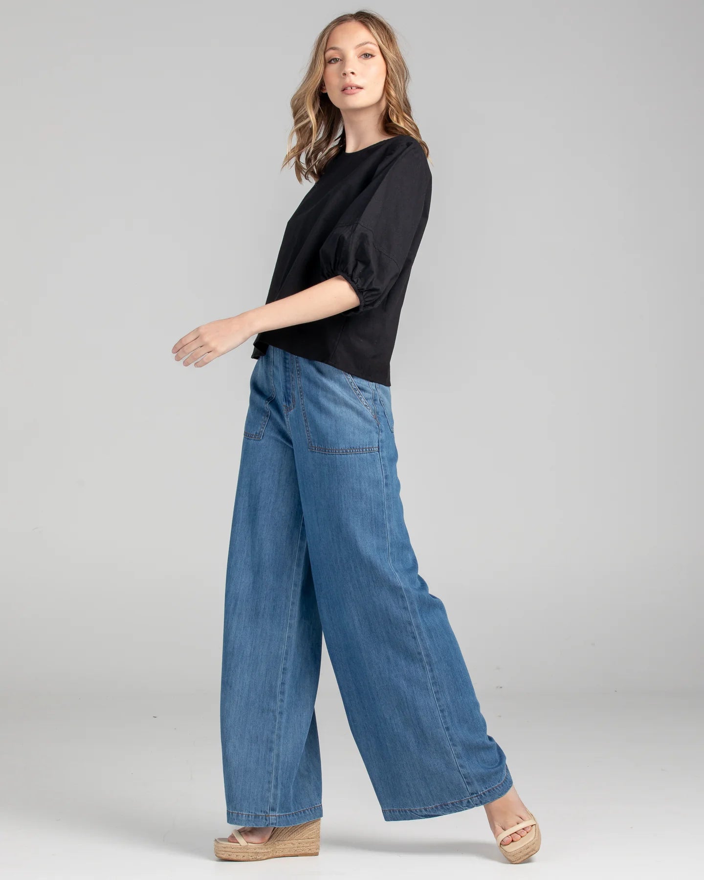 Ava Top Basic Black Tops Boom Shankar