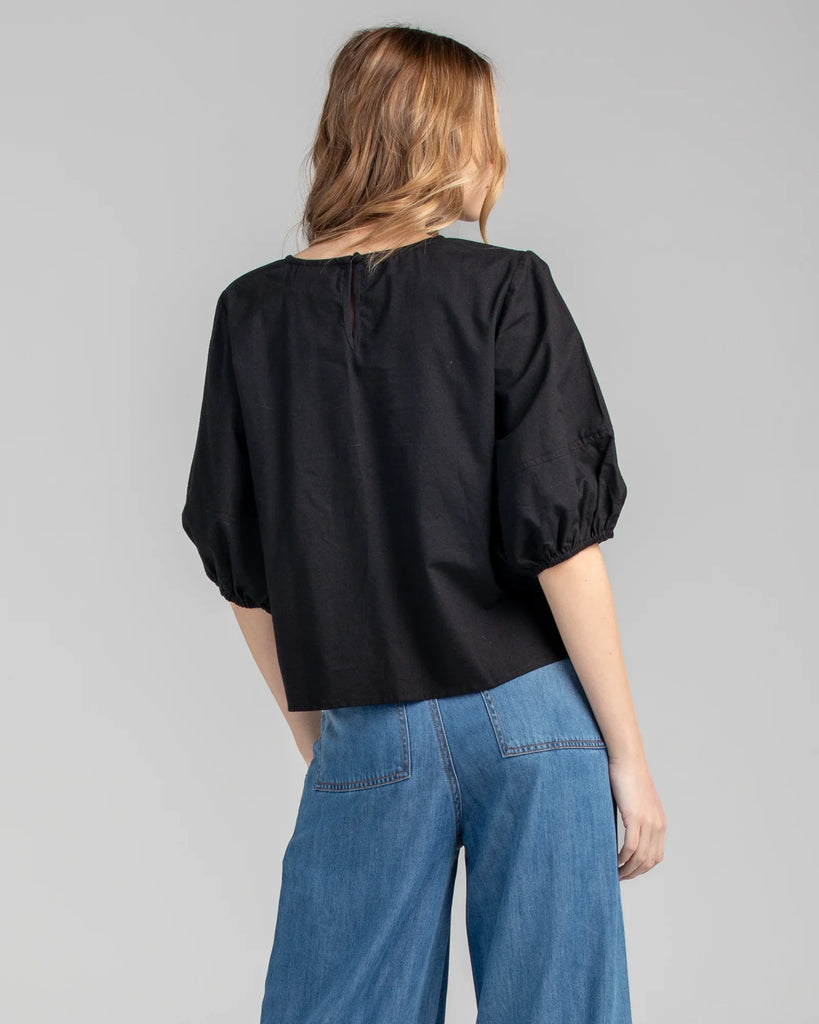 Ava Top Basic Black Tops Boom Shankar