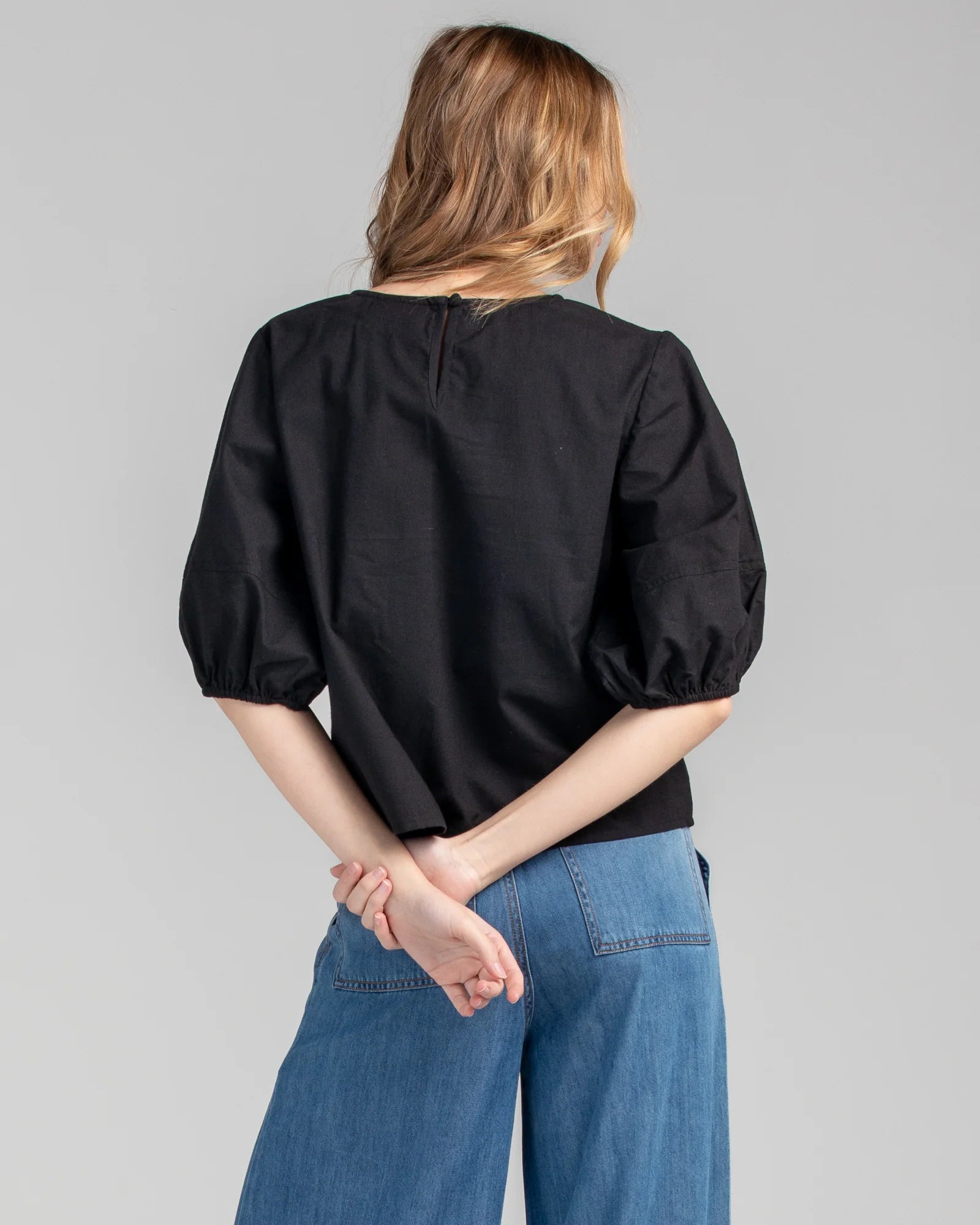 Ava Top Basic Black Tops Boom Shankar