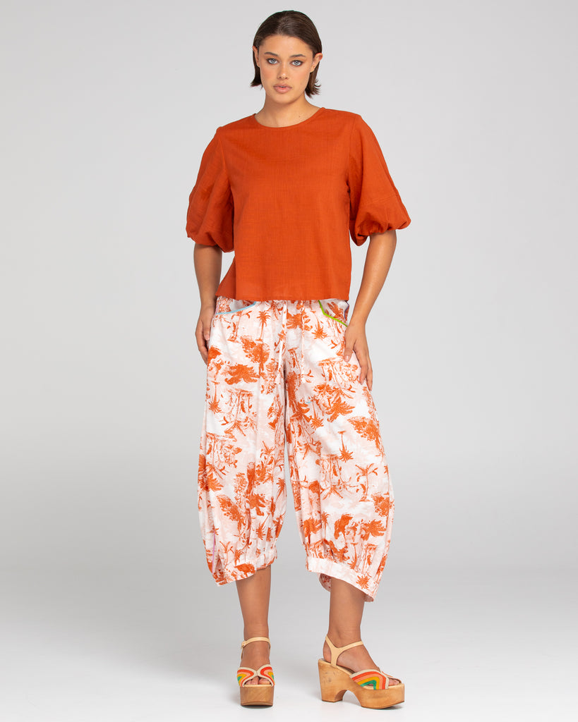 Ava Top Mecca Orange Tops Boom Shankar   
