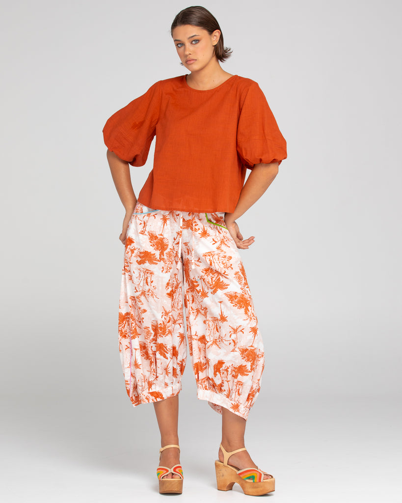 Ava Top Mecca Orange Tops Boom Shankar   