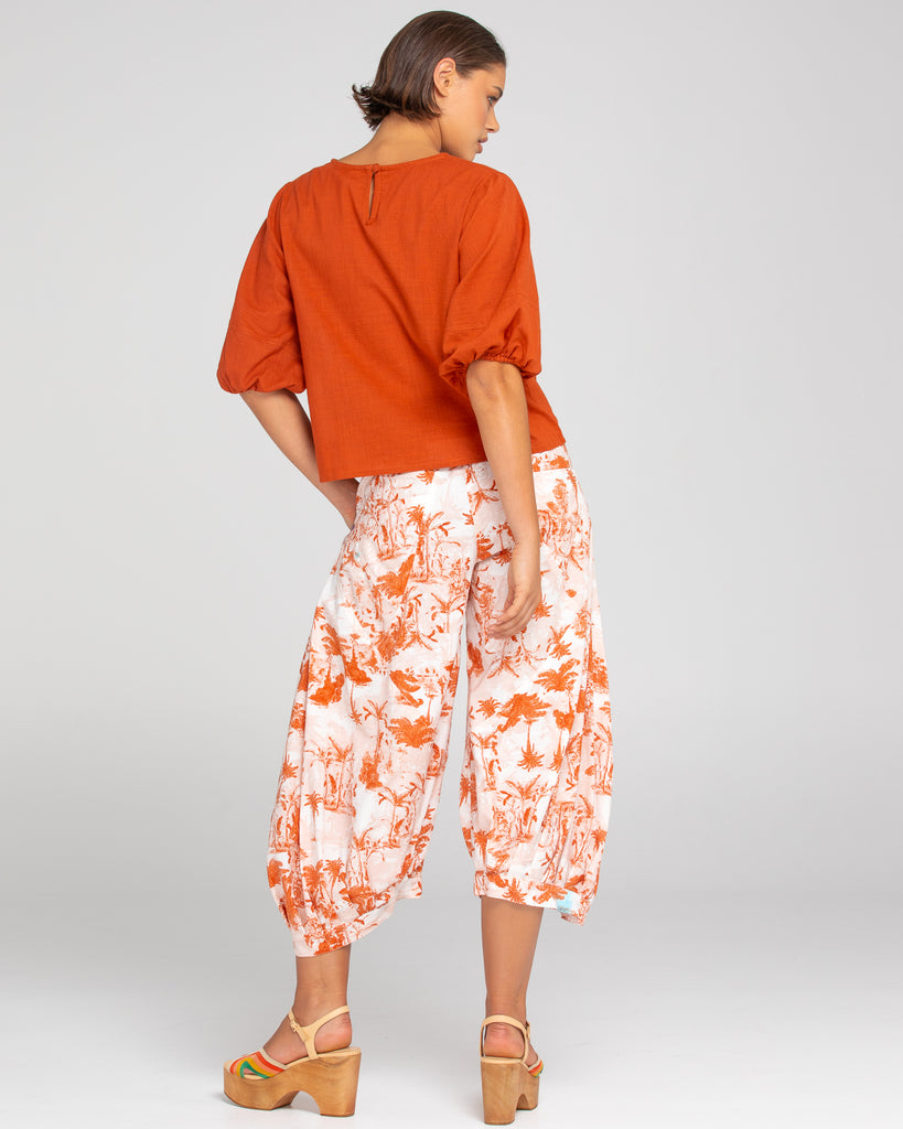 Ava Top Mecca Orange Tops Boom Shankar   