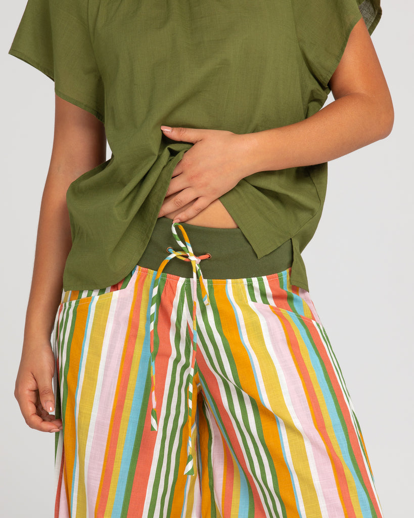 Guru Pant Ailana Stripe Bottoms Boom Shankar   