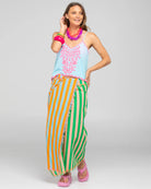 Ahana Singlet Sky Blue Tops Boom Shankar